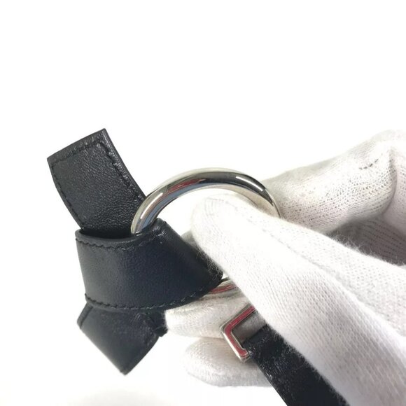 LOUIS VUITTON Monogram Included strap Shoulder strap Leather Black/Brown - Picture 8 of 10